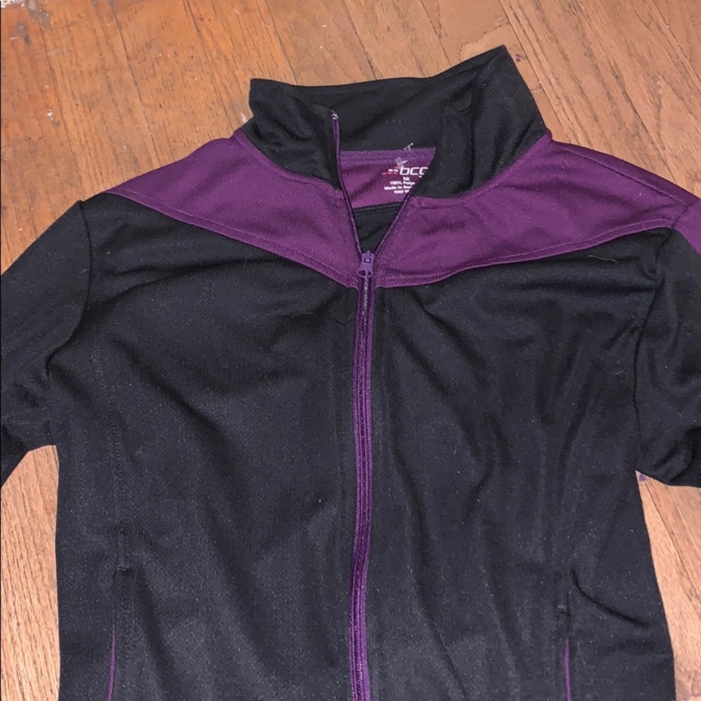 BLACK & PURPLE JACKET